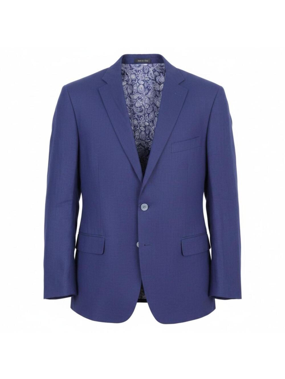 Lauren Ralph Lauren 100% Linen Blazer Mens Blue Two Button Black Label Coat